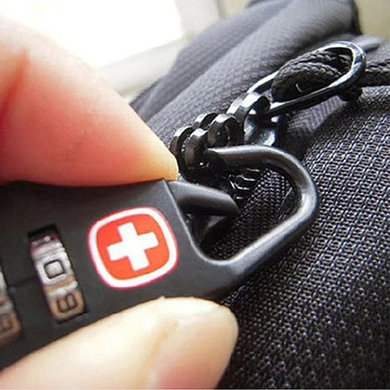 Outdoor Rucksack Handtasche Reißverschluss Schloss Diebstahlsicherung Tragbare Mini Kombination Code Nummernschloss für Reiserucksack Zubehör – Detail 10