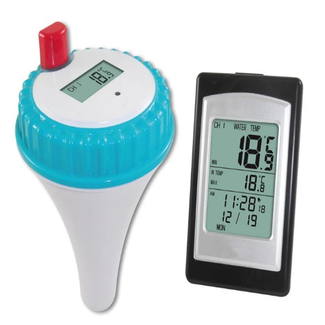 Thermomètre Numérique Flottant Sans Fil, Pour Piscine Et Jacuzzi,  Télécommande - Température Instruments - AliExpress