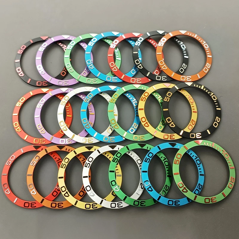 38mm Incline Aluminum Bezel Insert for Men's Watch Customization