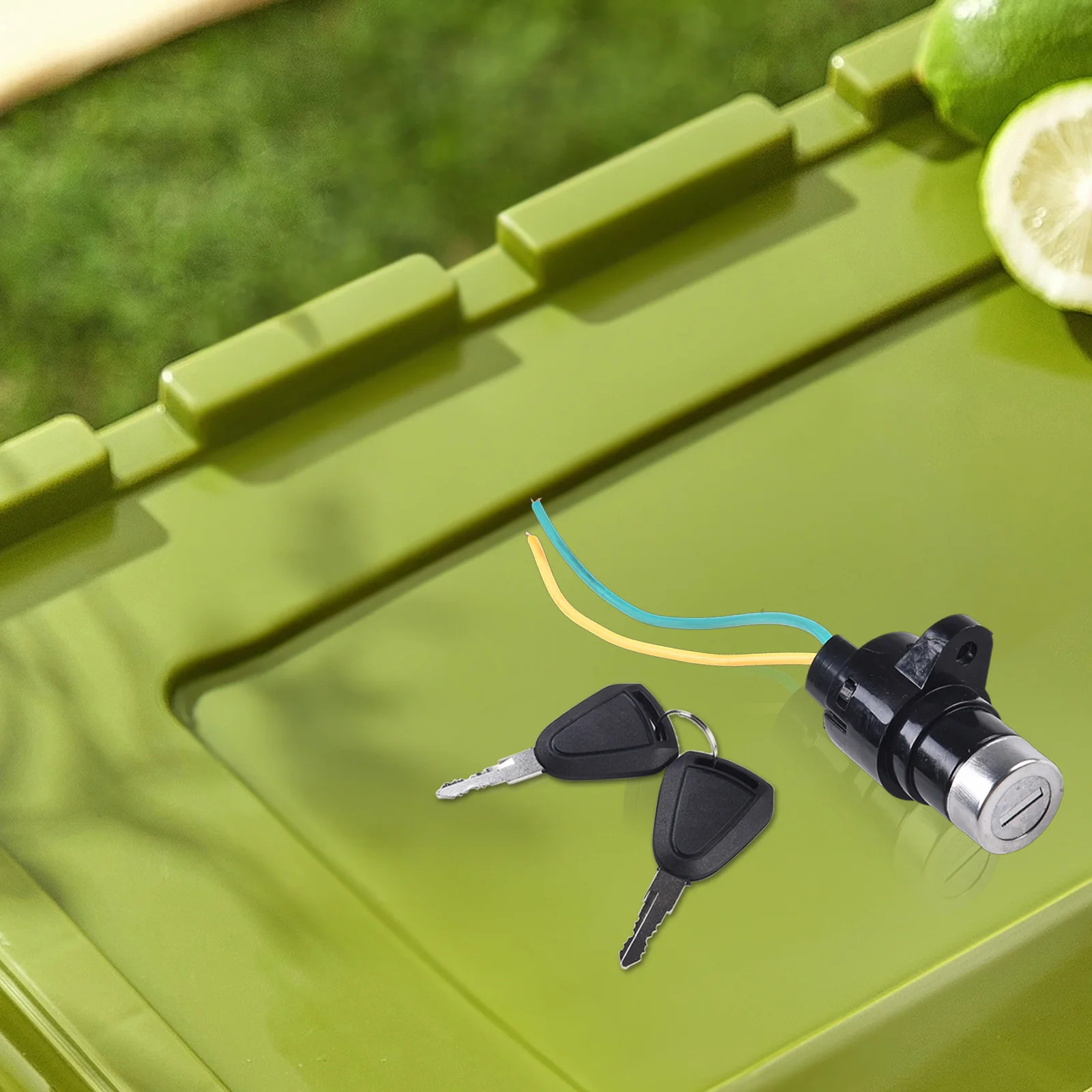 Zündschlüssel für E-Bikes, 2-Positionen-Schalter zum Austausch, für Elektrofahrräder, Roller, Dreiräder, Schloss + Schlüssel, Zubehör für Elektrofahrräder – Detail 13