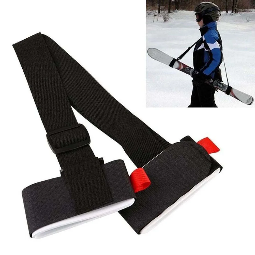 

Ski Straps Adjustable Cushioned Shoulder Back Band Snowboard Strap Ski Carrying Downhill Skiing Backcountry Gear Ski Accessories