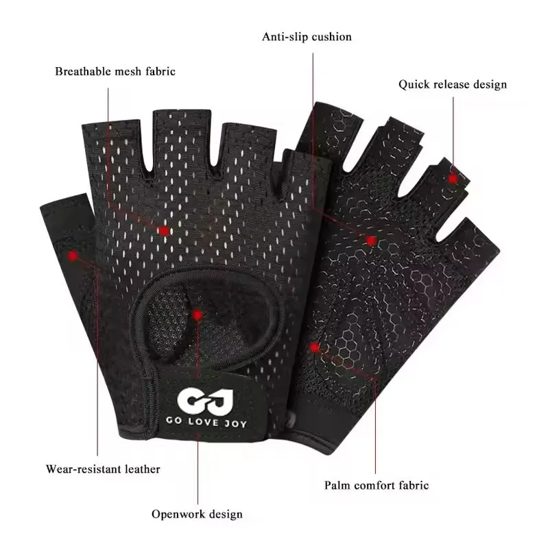 Unisex Lightweight Workout Gloves for Weightlifting Cycling Exercise Training Fitness Rowing - Excellent Grip Gym Gloves 5