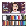 Large Capacity Multi-Color Water-Soluble Body Paint Pigment Children's Face Paint Safe and Non-Toxic Cosplay Makeup Face Paint 5