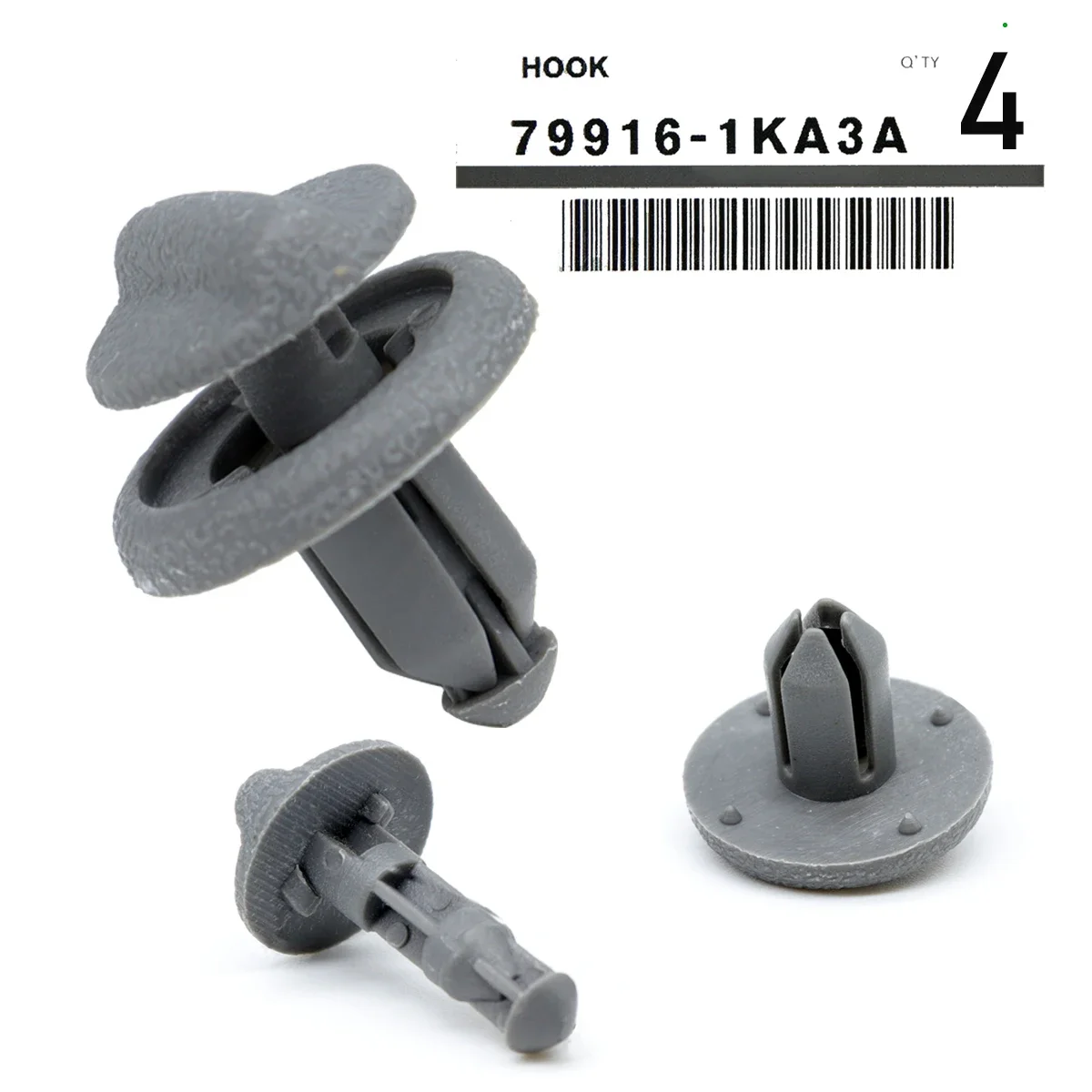 4X Parcel Shelf Hooks for Nissan Juke F15 2010-2015 Fastener Rear Boot Plastic Button Luggage Brackets Clips Replacement Parts car trunk clips