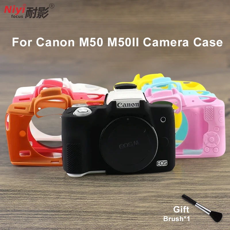 Custodia Protettiva In Silicone Morbida Eos M50 Ii Per Fotocamera Digitale Mirrorless Canon Eos M50 Mark Ii Eos M50 Ii