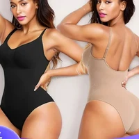 Shapewear Bodysuit Thong Fajas Colombianas Body Shaper Women Seamless Tummy Control Slimming Sheath Flat Belly for Underwear