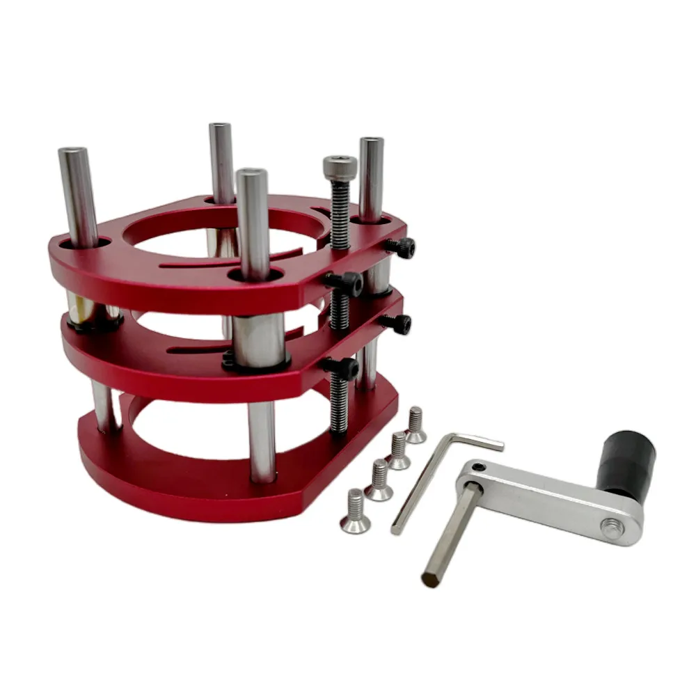 Router Lift for 65mm Diameter Motors - Woodworking Router Table Insert Plate Lift Base - Wood Router Working Benches DIY Tools