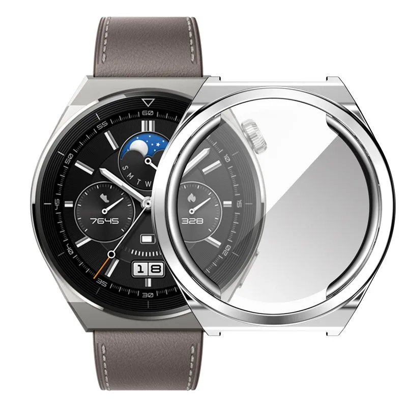 TPU Electroplated Case Cover Protective Bumper Protector For Huawei Watch GT 2 2e 2 pro 3 3 pro 42mm43mm46mm