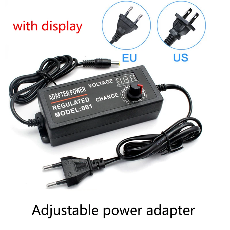 

Adjustable Power Supply 3V 5V 6V 9V 12V 15V 18V 24V 36V 1A 2A 3A 5A 10A Power Supply Adapter Universal 220V To 12 V Volt Adapter