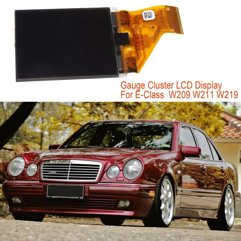 자동차 게이지 클러스터 LCD 디스플레이, 메르세데스 E 클래스 E320 E350 E500 E55 E63 W209 W211 W219 계기판 픽셀