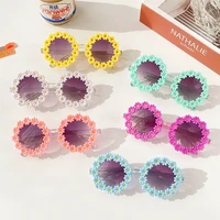 New Kids Sunglasses Children Round Flower Sunglasses Girls Boys Baby Sport Shades Glasses UV400 Outdoor Sun Protection Eyewear 1