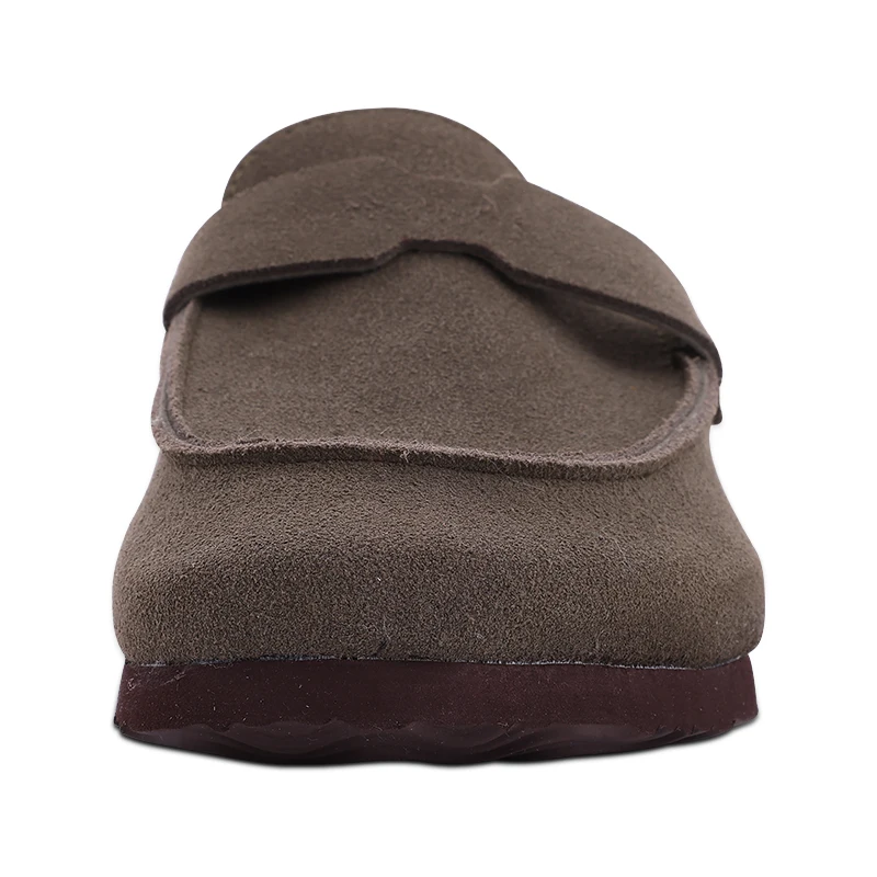 Shevalues Klassische Hausschuhe aus Kork mit Fußgewölbeunterstützung, Outdoor-Strandschuhe, modische Clogs, Hausschuhe für Damen, Kuh-Wildleder-Kork-Hausschuhe – Detail 4