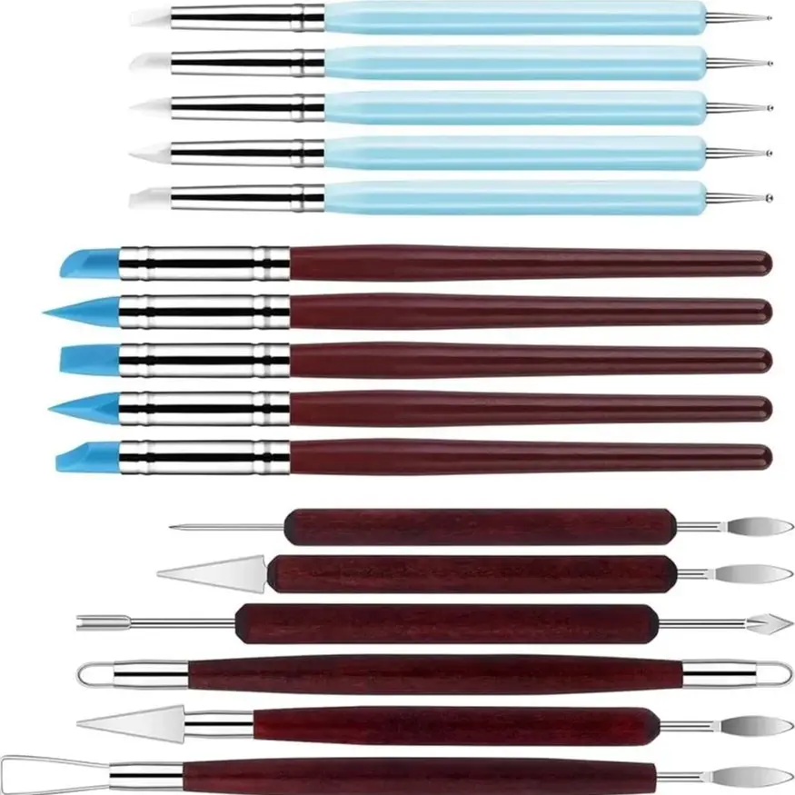

Painting Sculpting Silicone Pen Tool Sculpting Modeling Dotting Tool Craft Handmake Accessories Supply for Artist Pattern Brush