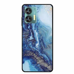 Colorful Marble Space TPU Silicone Soft Back Cover Case - Fashionable Protective for Oukitel C35 (W04.CH.419)