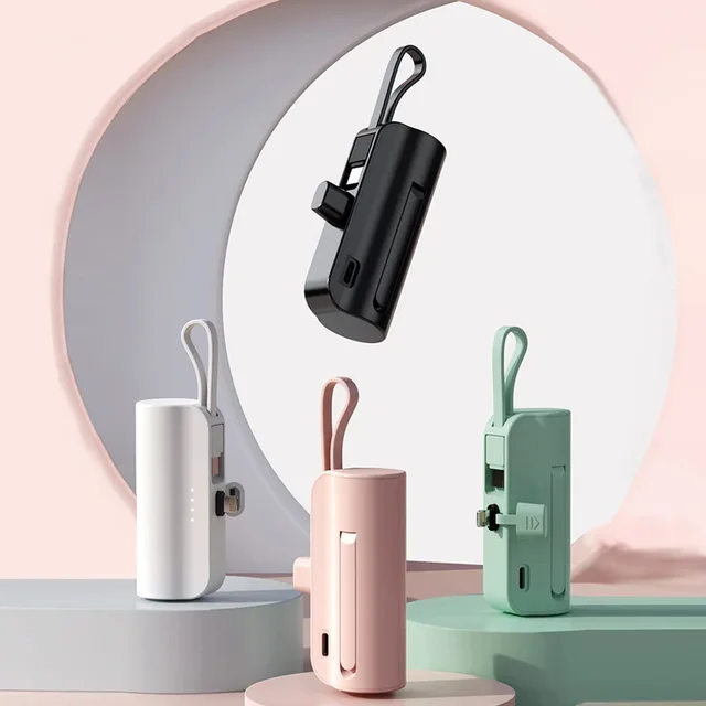 휴대성, 편리성, 강력한 성능의 완벽한 콤보: 포켓 캡슐 보조배터리