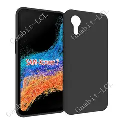 Durable Anti-Fall Shockproof Silicone Case for Samsung Galaxy XCover7 (Black)