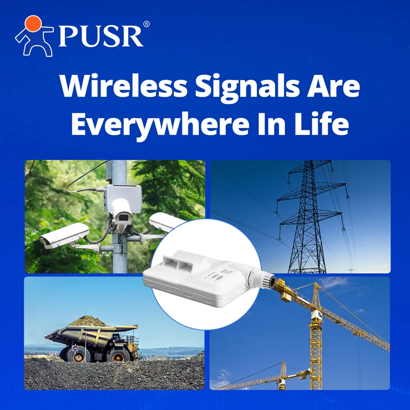 Repetidor Wireless Bridge Wifi Pusr Ponto a Ponto Multipoint Ip66 Impermeável até 5km 15dbi Exterior Cpe Usr-st515n pc - Imagem 5