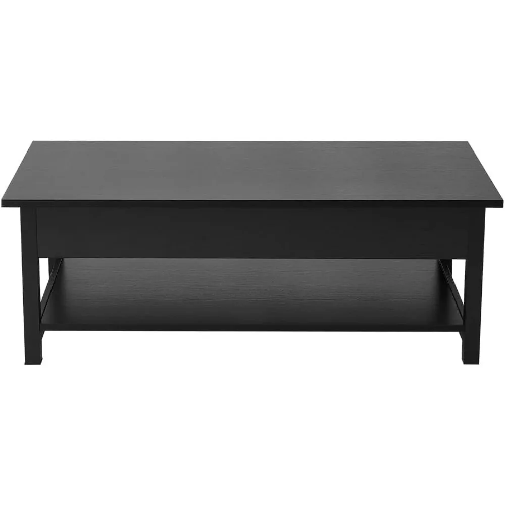 Lift Coffee Table With Hidden Compartments and Open Storage Shelves Coffee Tables for Living Room Table Coffe Modern Design Café images - 6