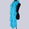 Feather Boa Plush Feather Trim Stripe Shawl for Wedding Dress Clothes Decors 4
