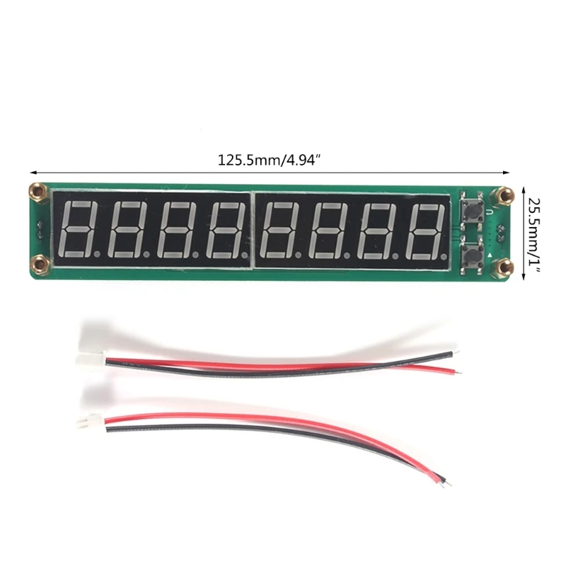 PLJ~8LED RF Frequency Counter Tester Digital Cymometer Tester 0.1MHz to 2400MHz For Signal Analysis frequency counter tester