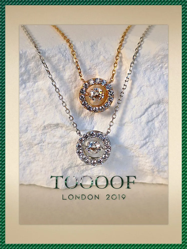 

Женское ожерелье из серебра 925 пробы, с муассанитом