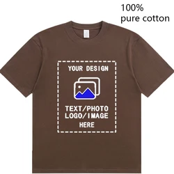 Premium Custom Men's Cotton Round - Neck T - Shirts for Team Events and Sports Activities (Crimson brown)