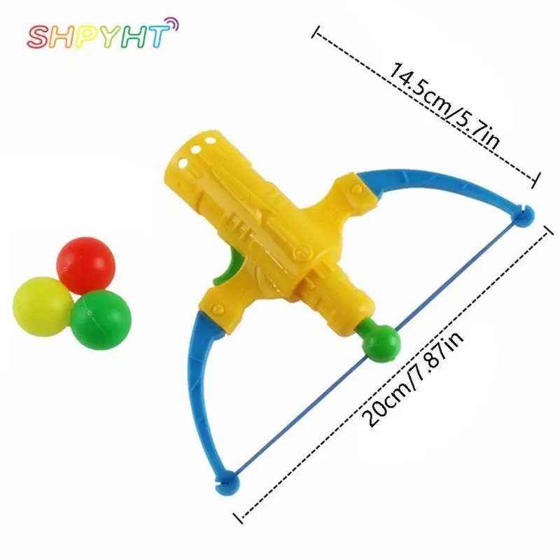 

Plastic Ball Slingshot Game Outdoor Sports Table Tennis Gun Random Color Shooting Toy Arrow Style Bow Archery For Children Gifts