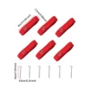 6x Beach Volleyball Lines Equipment Portable 8M Long Red Lines Marking Court Marker for Sand Training Beach Party Outdoor Sports 6