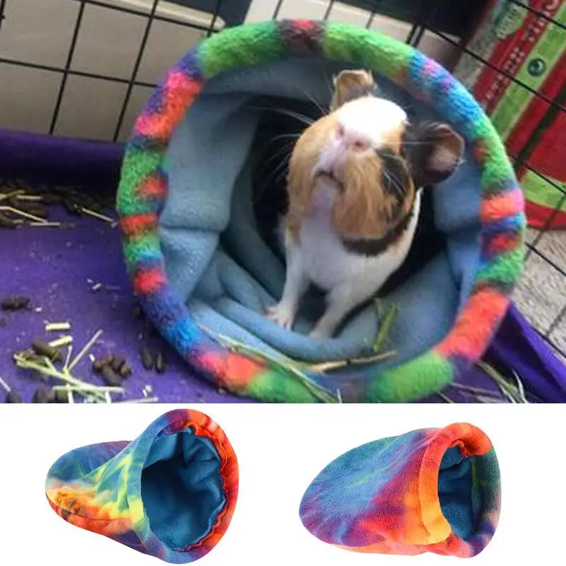 

Hamster Sleeping Bag Guinea Pig Hideout Pouch soft plush Hamster Nest Washable Squirrel warm House Small Animal winter supplies