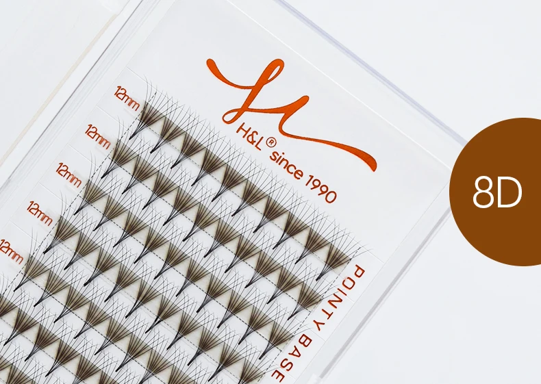 H&L Sharp Narrow Stem Premade Fans Lash 3D/4D/5D/6D/7D/10D/12D Slim Thin Pointy Base Promade Volume Fans Wimpernverlängerung – Detail 22