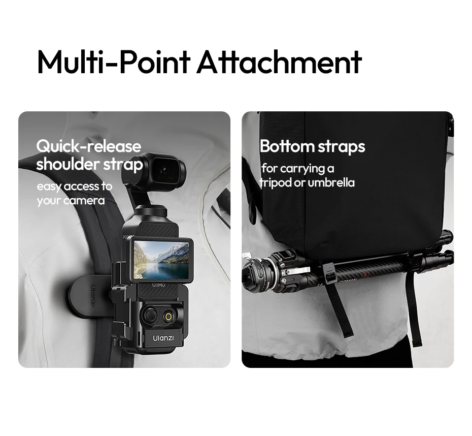 Lightweight Travel Backpack 20L Storage Bag for Camera Fill Light Laptop with Bu