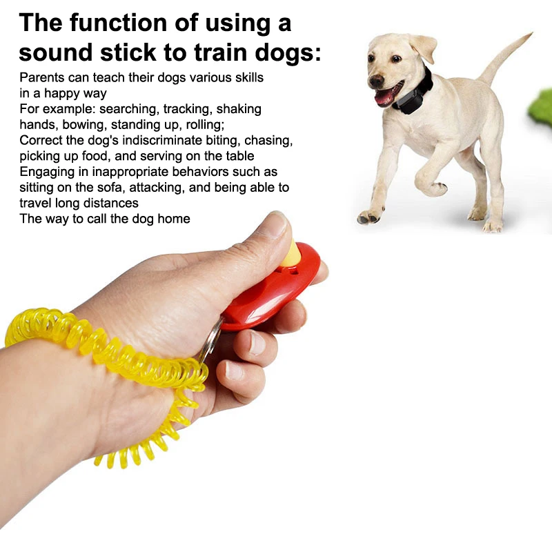 Portable Dog Training Whistle Clicker Dog Clicker Toys Pet Training Pet Supplies Sound Trainer Tools