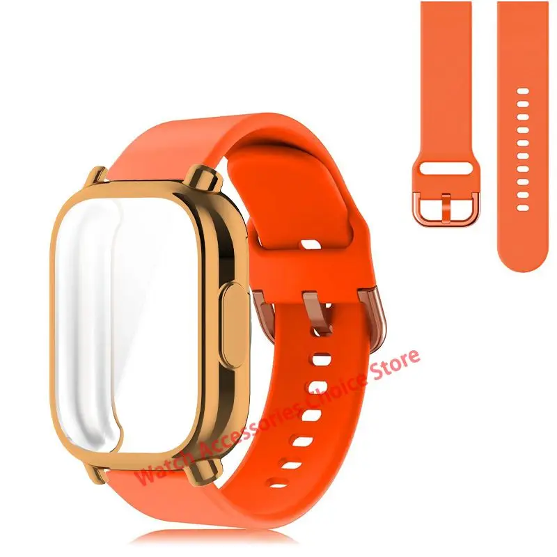 Protective TPU Shell with Breathable Silicone Strap