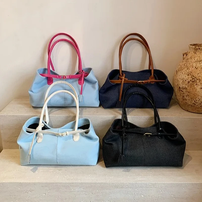 Borsa a Spalla da Donna 2025 di Alta Qualità, Alla Moda, Versatile, per il Pendolarismo, Semplice, Casual, Grande Capacità, Monospalla - immagine 5