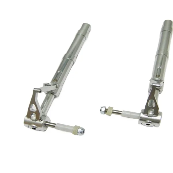 1 Set Di Carrello Di Atterraggio Antivibrante Per Carrello In Lega Per Aereo RC Con Ruota In Plastica PU - Foto 7