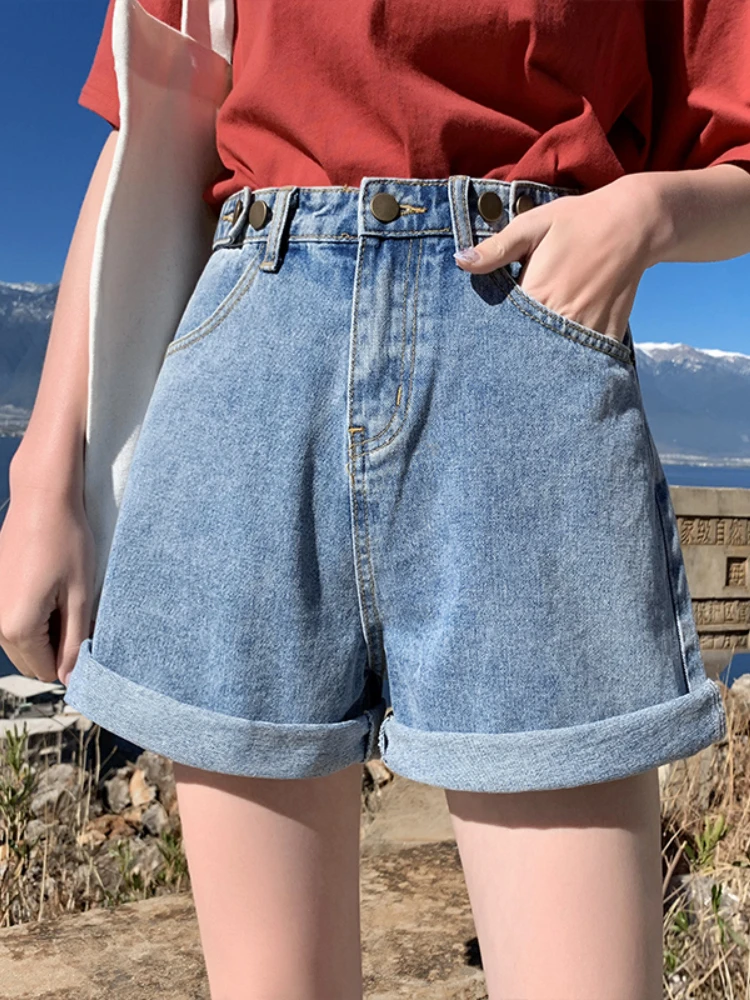 FTLZZ New Summer Women High Waist Wide 