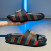 Men's Slippers Lightweight Non Slip EVA Slides Big Size Summer Beach Shoes Comfortable Fashion Thick Sole Sandals for Men