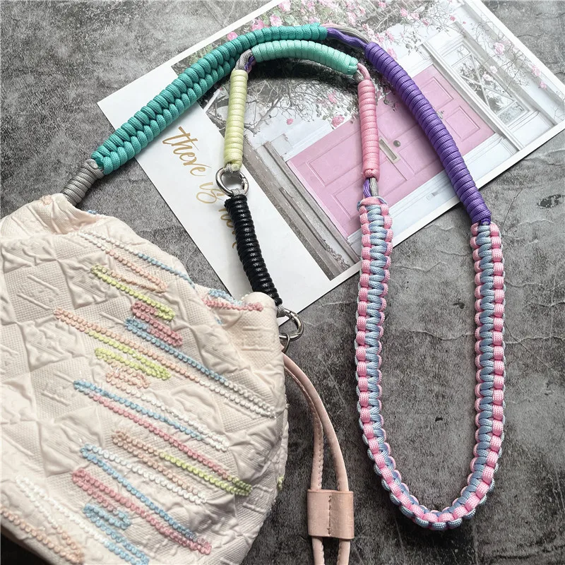 Handmade Crossbody Shoulder Strap with Exquisite Lanyard Design