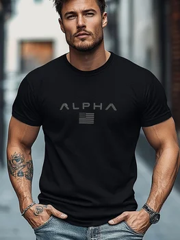 Men's summer 100 cotton fashionable casual loose solid color multi-color optional sports round neck short sleeved T-shirt top
