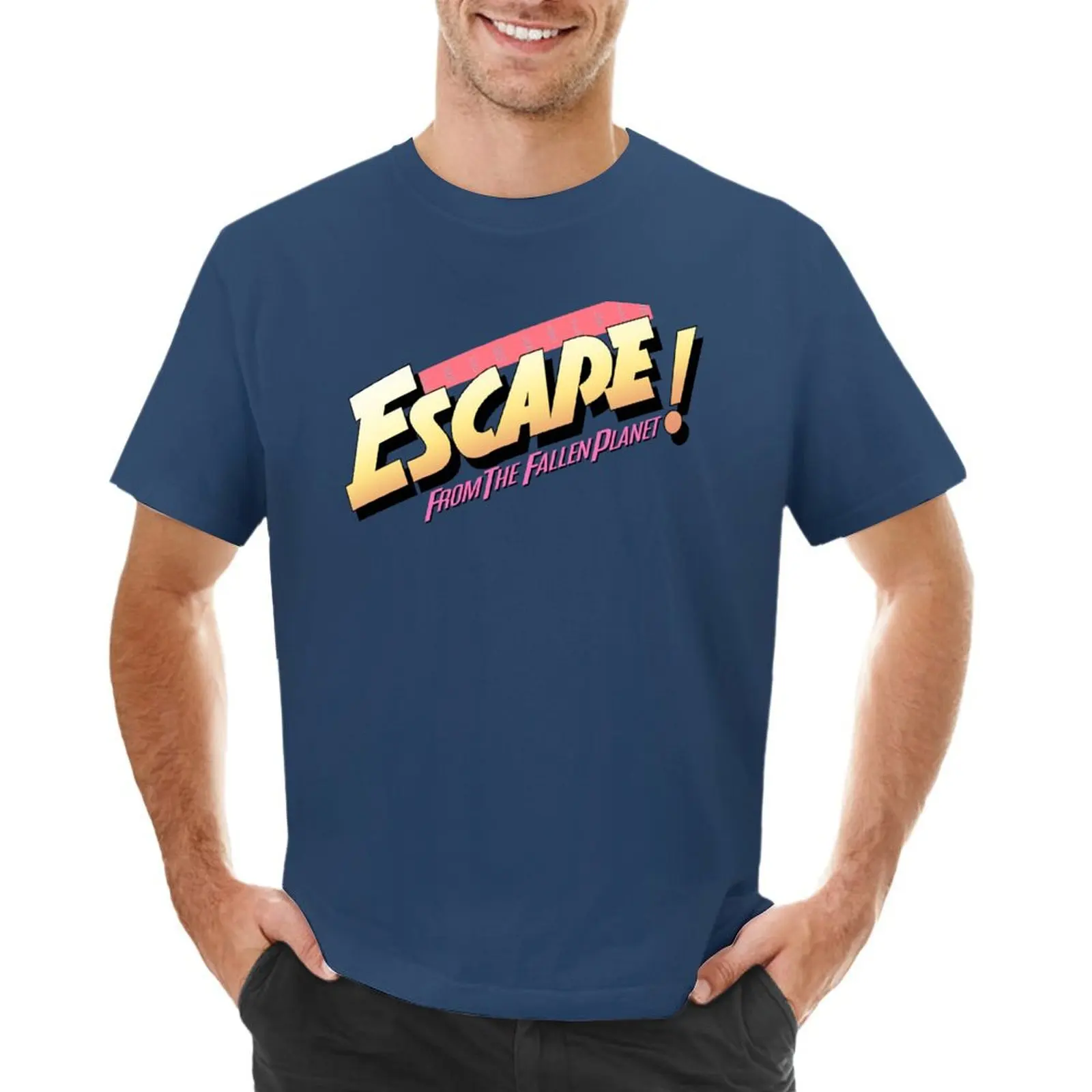 

Crumbacher - Escape From The Fallen Planet - Title T-shirt Aesthetic clothing korean fashion Short sleeve tee men