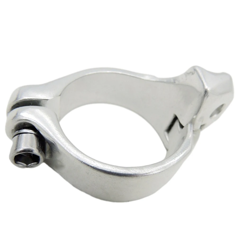 

Pressure Spreading Wide Band Clamping MTB Bicycle Front Derailleur Brazeon Clamp Adapter Aluminum Alloy 34 9mm