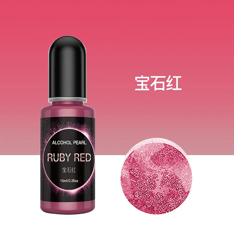 Metallic Candle Color Epoxy Resin Pigment Crafts Liquid Colorant Dye Ink Diffusion Resin Jewelry Making 10ml