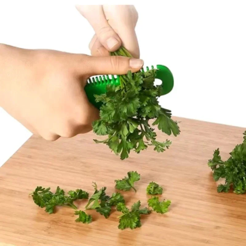 Vegetable Herb Eliminator Vegetable Leaf Comb Household Kitchen Multifunctional Gadgets Cooking Portable Kitchen Gadgets vegetable eliminator
