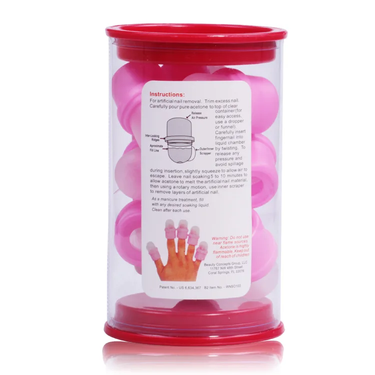 l Hot Sales Fashion Wearable Nail Soak Soakers Polish Remover DIY