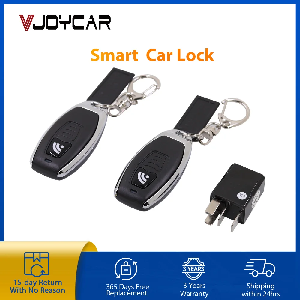 Vjoycar 2022 Newest Wireless Relay Car Lock Antitheft Security Alarm