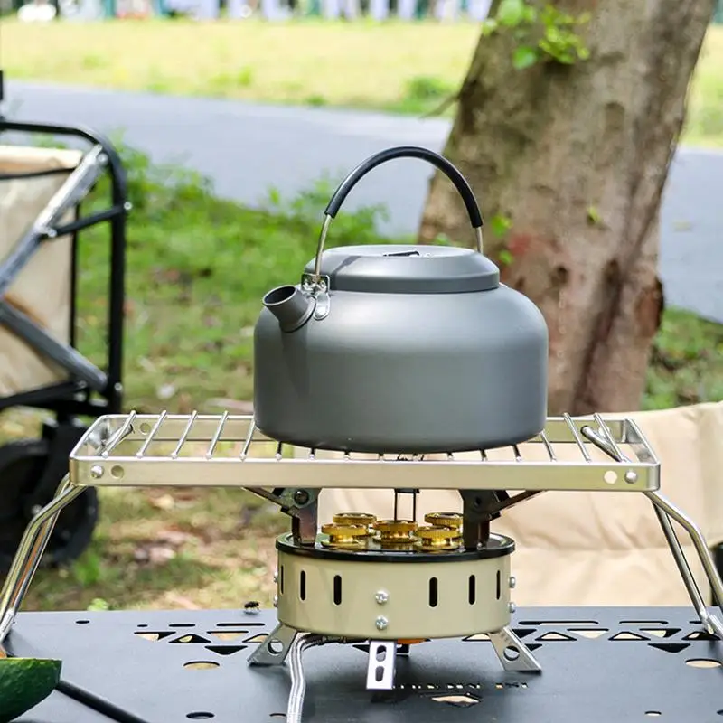 

Пожарная решетка для кемпинга, складная решетка из нержавеющей стали, подставка для гриля для открытого огня, приготовление пищи в лагере, оборудование для приготовления пищи