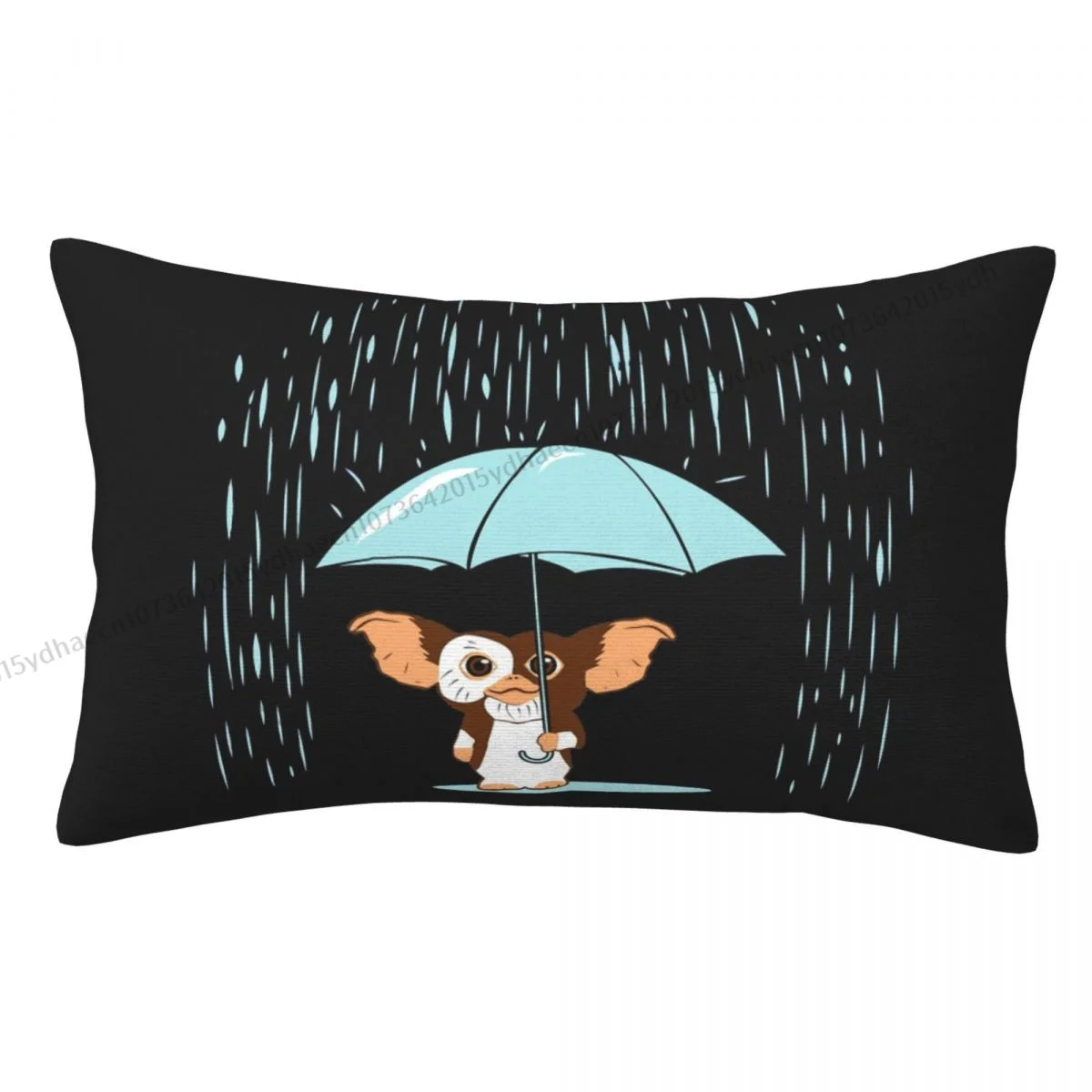 

It Rains Polyester Pillowcase Gremlins Horror Movie Livingroom Decorative Kawaii Pillow Cover Pillowcase