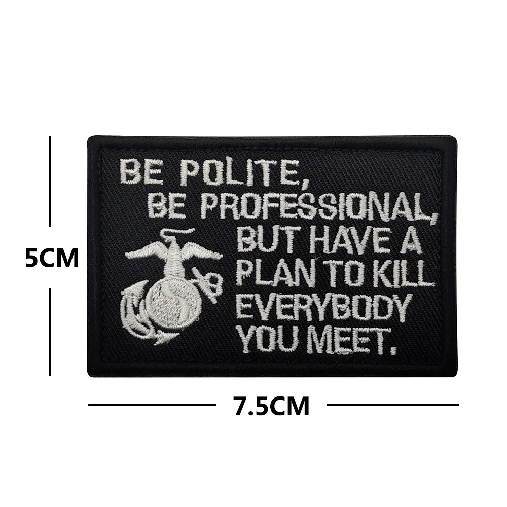Fun Personality Embroidery Patch - Creative Morale Badge