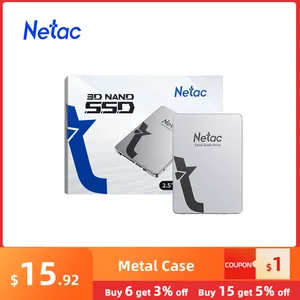 Netac-disco duro interno para ordenador portátil y pc, unidad de estado sólido, SSD, 128GB, 256GB, 360GB, SATA, SATA3, 2,5