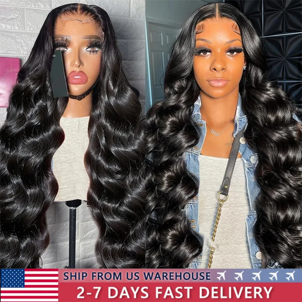 13x4 13x6 Lace Frontal Wig Body Wave Transparent Lace Front